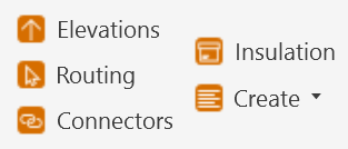MEP Modeling ribbon buttons